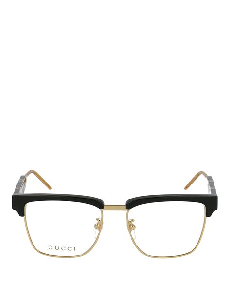 gucci half frame glasses